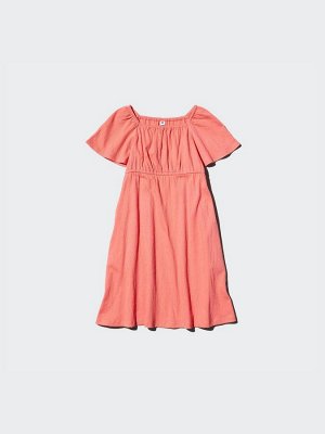 UNIQLO - платье с расклешенными рукавами - 24 ORANGE