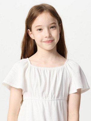 UNIQLO - платье с расклешенными рукавами - 71 PURPLE