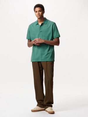 UNIQLO - хлопковая рубашка-поло Dry Kanoko - 17 RED