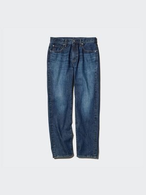 UNIQLO - базовые джинсы прямого кроя - 63 BLUE