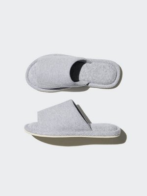 UNIQLO - вафельные домашние тапочки - 03 GRAY