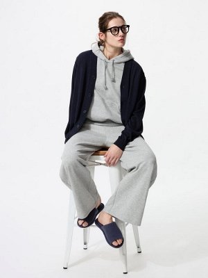 UNIQLO - вафельные домашние тапочки - 69 NAVY