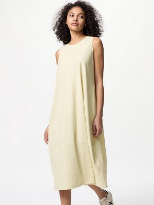UNIQLO - свободное платье-баллон из джерси- 40 CREAM