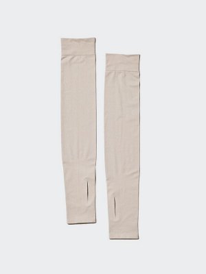 UNIQLO - бесшовные нарукавники с защитой от УФ-лучей - 31 BEIGE