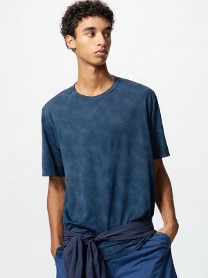 UNIQLO - футболка унисекс с функцией Dry EX - 69 NAVY