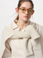 UNIQLO - солнцезащитные очки унисекс Crown Panto - 34 BROWN