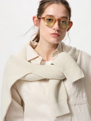UNIQLO - солнцезащитные очки унисекс Crown Panto - 34 BROWN