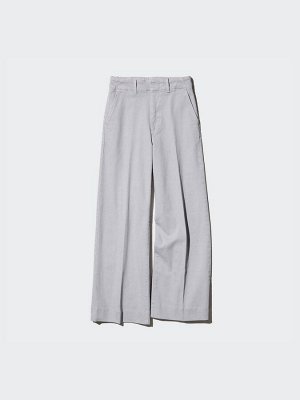 UNIQLO - широкие джинсы на эластичной талии -  67 BLUE
