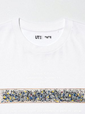 UNIQLO UT - хлопковая футболка с дизайном галереи "Tate" - 00 WHITE