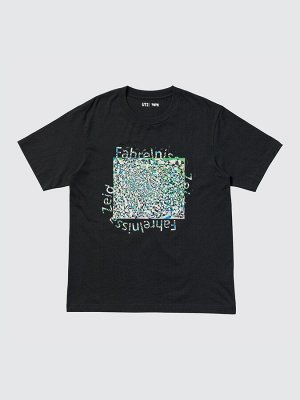 UNIQLO UT - хлопковая футболка с дизайном галереи "Tate" - 09 BLACK