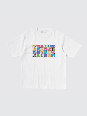 UNIQLO UT - хлопковая футболка с дизайном манги "Паразит" - 00 WHITE
