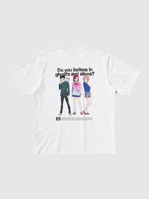 UNIQLO UT - хлопковая футболка с дизайном аниме "Dandadan" - 00 WHITE