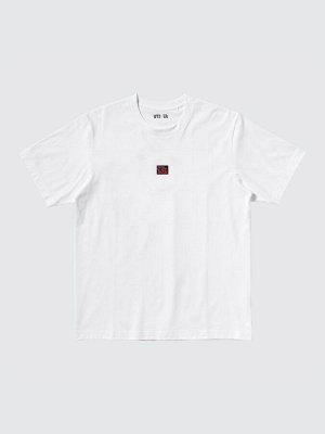 UNIQLO UT - хлопковая футболка с дизайном аниме "Dandadan" - 00 WHITE