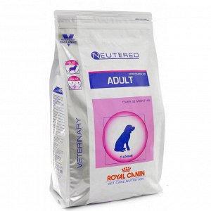 Royal Canin  NEUTERED ADULT (НЬЮТРИД ЭДАЛТ)
для кастрированных/стерилизованных собак весом от 11 до 25 кг старше 12 мес.