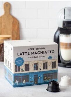 Кофе в капсулах LATTE MACCHIATO  Home Barista  Упаковка 48 капсул для кофемашин DOLCE GUSTO