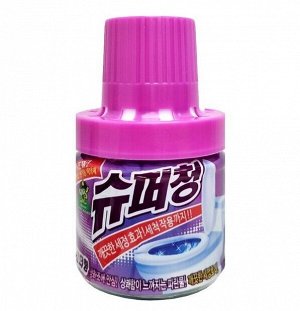Очиститель для унитаза "Super Chang" (во флаконе / лаванда) 180 г