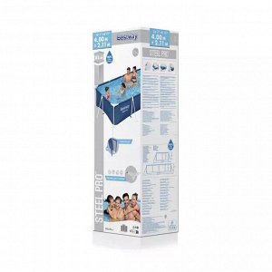 Каркасный бассейн (56405) BestWay [400х211х81см, 5700л, 33кг, заплатка]