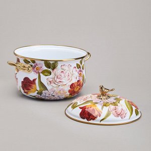 Эмалированная кастрюля с крышкой Фландрия, 2.1 л, диаметр 16 см, 1 шт.