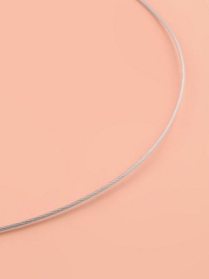 Спицы круговые, для вязания, с металлическим тросом, d = 3,5 мм, 14/100 см