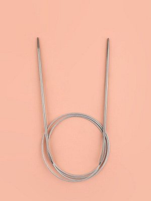 Спицы круговые, для вязания, с металлическим тросом, d = 3 мм, 14/100 см