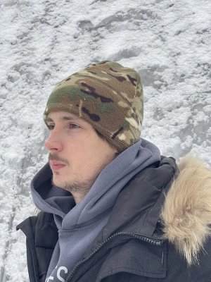 Шапка Вихрь флис 1975 зеленый