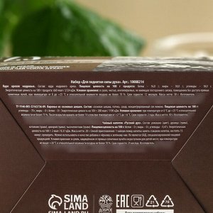 Подарочный набор «Для поднятия силы духа» кедровый орех 30 г, варенье 30 г, чай 20 г