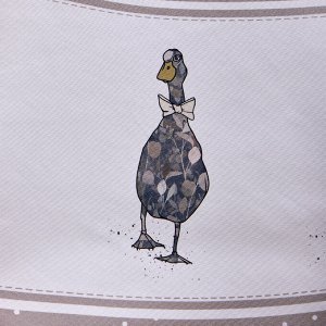 Круглая скатерть "Family Farm" 190 см, 100% хлопок, капучино, твил с пропиткой, 1 шт.