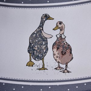 Круглая скатерть "Family Farm" 150 см, 100% хлопок, графит, твил с пропиткой, 1 шт.