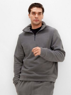 Джемпер флисовый мужской MINAKU: Fleece Soft, графитовый