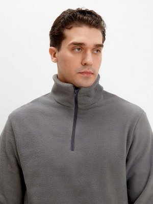 Джемпер флисовый мужской MINAKU: Fleece Soft, графитовый