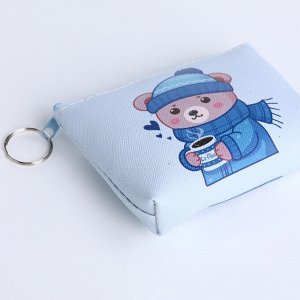 Кошелёк монетница на молнии, цвет МИКС