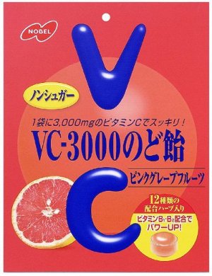 NOBEL VC-3000 - леденцы с витаминами от боли в горле