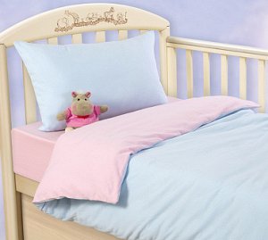 Детское трикотажное постельное белье Воздушное пироженое (ясли)