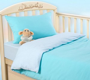 Детское трикотажное постельное белье Морской веторок (ясли)