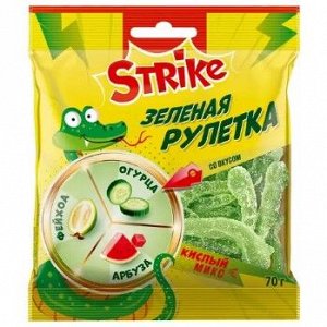 «Strike», мармелад «Зелёная рулетка», 70 г