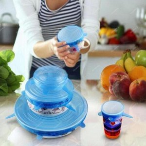 Крышки силиконовые Silicone Sealing Lids (набор 6шт).