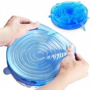 Крышки силиконовые Silicone Sealing Lids (набор 6шт).