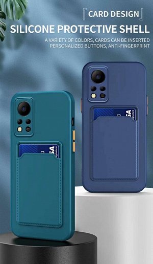 Чехол с карманом для карт iphone
