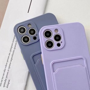 Чехол с карманом для карт iphone
