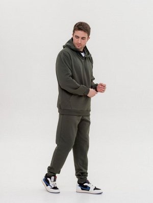 210 Костюм мужской утепленный, лакоста хаки