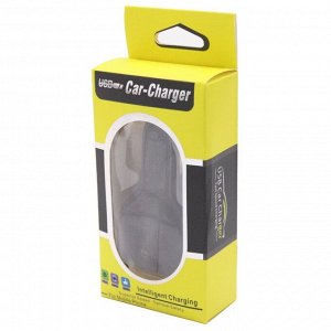 Зарядное устройство в прикуриватель USB Car Charger, 12/24В, 3хUSB (5В/3.1А, 9В/2.2А, 12В/1.8А), с функцией быстрой зарядки Quick Charge 3.0, с подсветкой, арт. TE-330 bl