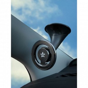 Держатель для телефона Airline, на присоске, магнитный MagSafe, поворотный, чёрный, арт. AEAG013