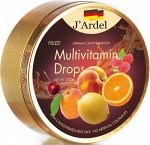 6.01.06 Леденцы &quot;J’Ardel&quot; &quot;Мультивитамин&quot; с фруктовой начинкой 150гр*12