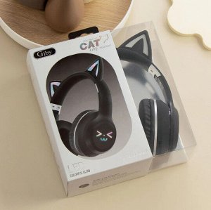 Premium Наушники беспроводные Cat Ears кошачьи ушки светящиеся, 400mAh