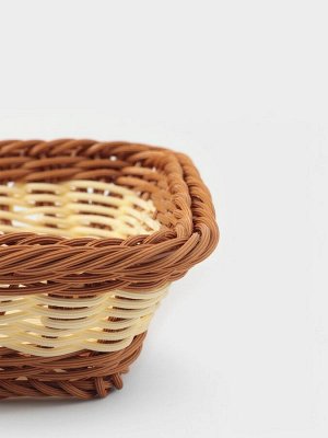 Корзинка для подачи Доляна «Молочный шоколад», 30*19,5*6 см, цвет коричневый