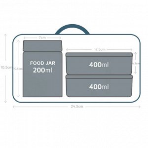 Ланч-бокс с термосом THERMOS JEA-1001 1000мл в сумке