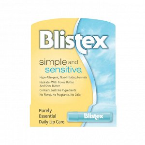 Бальзам для губ Blistex Simple and Sensitive без аромата