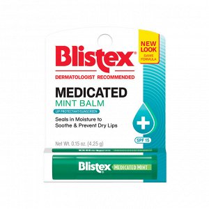 Бальзам для губ Blistex Medicated мятный SPF 15