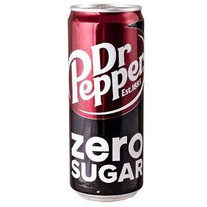 напиток Dr Pepper ZERO 330 мл ж/б 1/24