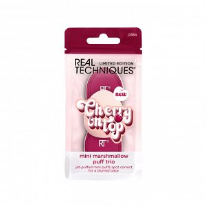Набор мини-пуховок для макияжа Real Techniques Cherry On Top Mini Marshmallow Puff Trio